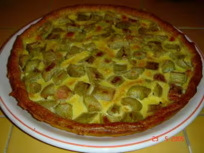 Tarte à la rhubarbe