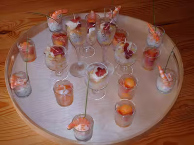 Verrines apéritives