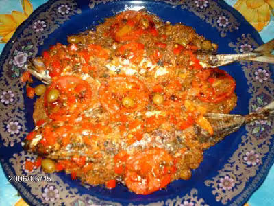 Daurades farcies au vermicelles Chinois et sauce par kadija60