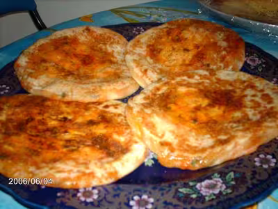 Meloui farci chehma et oignons