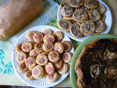 Amuse bouche :Roulés feuilletés
