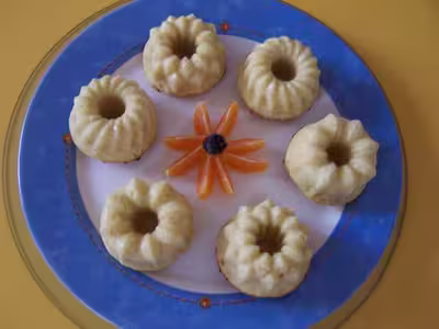 Gâteaux de semoule à la noix de coco