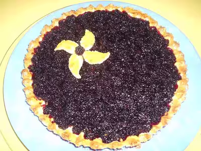 Tarte aux mures et à la cannelle