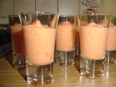 Verrines de gaspacho Andalou par Nik