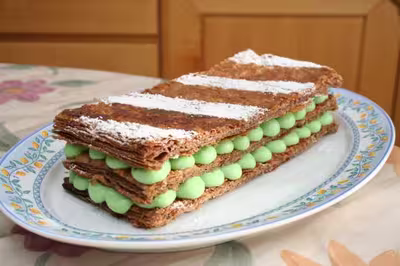 Milleufeuille choco-menthe