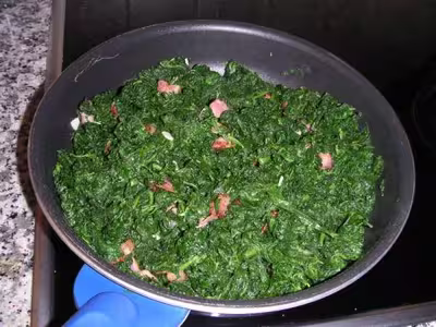 Recette WW : Epinards à la romaine