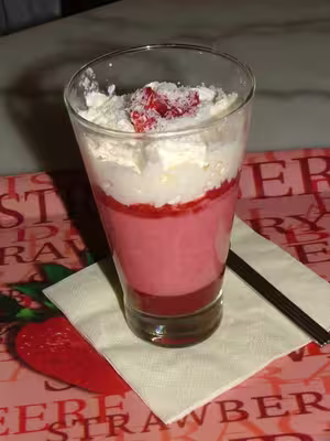 Verrine à la fraise +