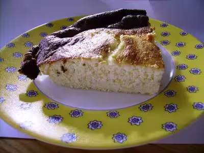 Fiadone (gâteau corse) allégé par mes soins.