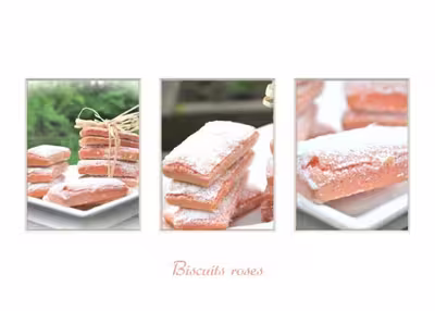 Recette Thermomix: Biscuits roses de Reims