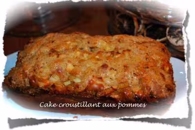 Recette Thermomix: Cake croustillant aux pommes