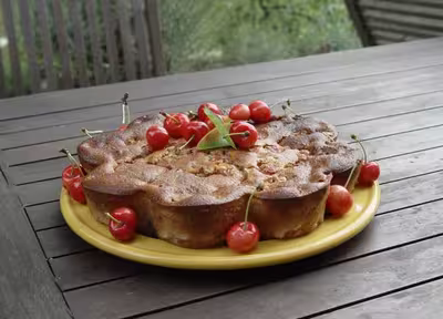 Recette thermomix: Gâteau aux cerises