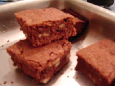 Brownies chocolat noix et noisettes