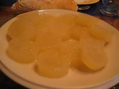 Purée de fruits glacée