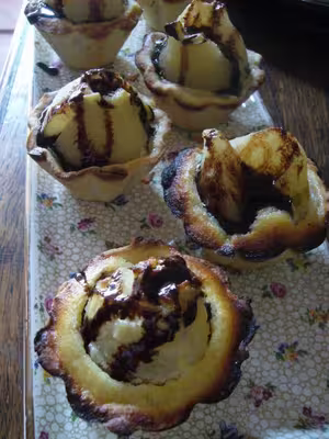 Thermomix: Tartelettes amandine aux poires