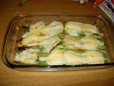 Asperges au chèvre et parmesan par malilounette