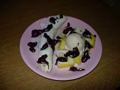 Bananas split à la créole