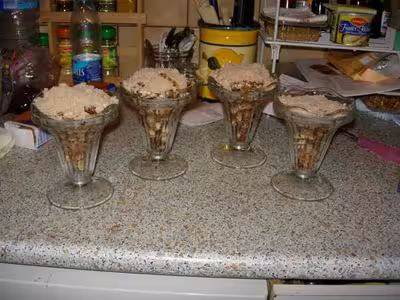 Crumble bananes poires chocolat par malilounette