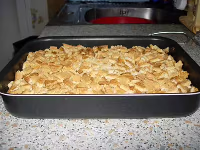 Crumble aux pommes et poires