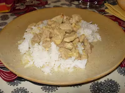 Curry de porc et coco par malilounette