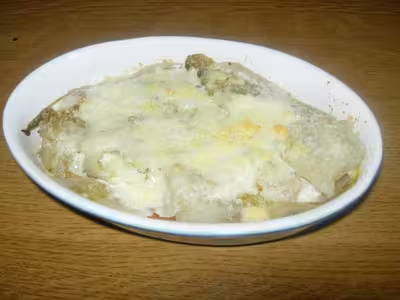 Gratin de saumon aux endives