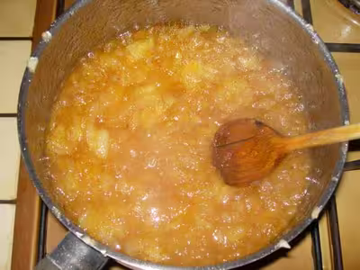 Marmelade aux reines-claudes et aux poires par malilounette