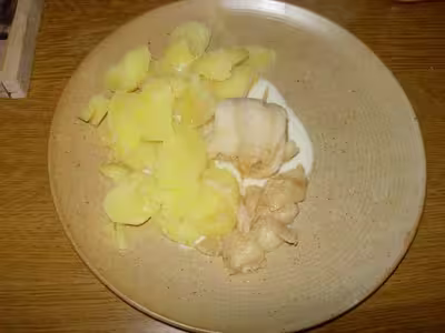 Roulades de soles crème à la vanille