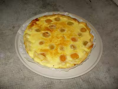 Tarte à l'abricot et noix de coco