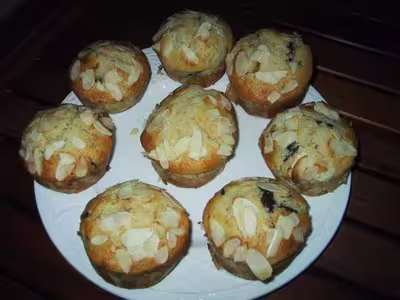Muffins yaourt chocolat amandes