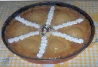 Tarte poire Amandine