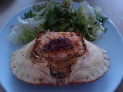 Crabes Antillais Farcis aux Épices et au Lard