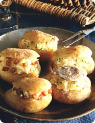 Bouchées au chèvre frais, basilic et tomates cerise par strounfette