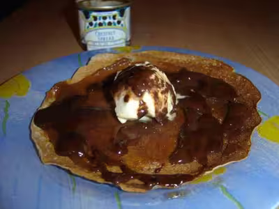 Crêpes à la farine de châtaignes