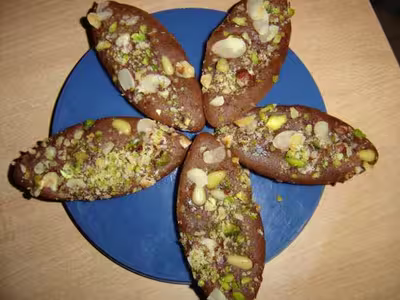 Financiers au chocolat et aux fruits secs par Sophie21