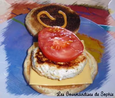 Hamburgers de poulet grillé