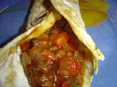 Fajitas maison aux steaks et légumes