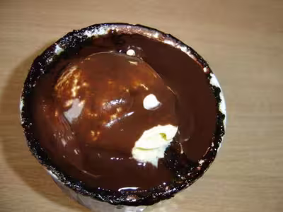 Pudding au chocolat et aux noisettes par Sophie21