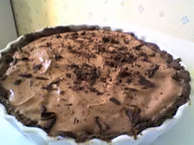 Tarte au chocolat au lait et au caramel