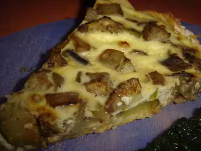 Tarte aux aubergines