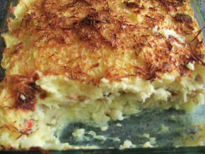 Gratin de pommes de terre au poisson
