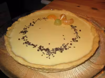 Tarte à la mousse de fruits exotiques...