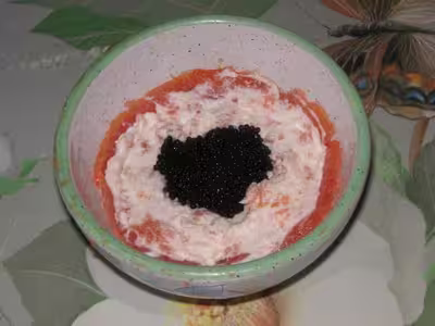 Bavarois de saumon fumé