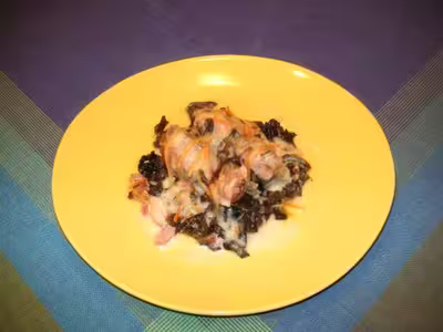 Veau aux champignons noirs