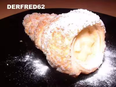 Cornet a la creme de derfred
