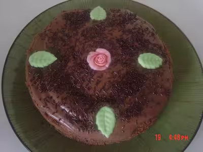Génoise chocolat fourrée à la crème chocolatée