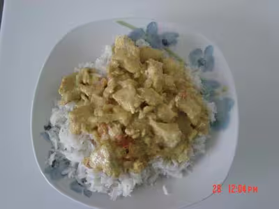 Escalopes de poulet au curry photo