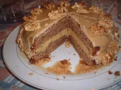 Gâteau de Noël aux noix
