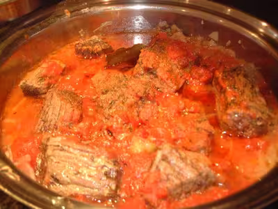 Recette dukan: Roumazave (boeuf à la tomate cresson) / pl