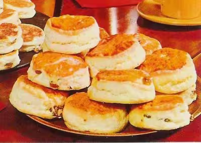 Angleterre : Scones aux raisins