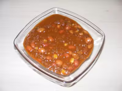 Chili con carne aux tomates, oignons et boeuf