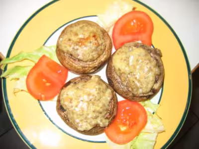 Recette WW : Champignons farcis au chèvre frais